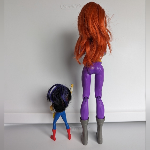 DC Comics Batgirl Wonder Woman Action Figures 12in 5in Mattel McDonald's Toy Set - Picture 8 of 12